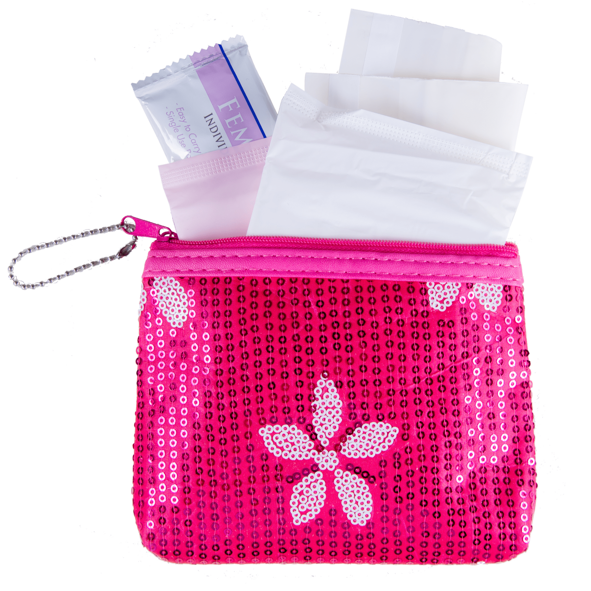 BE PREPARED. PERIOD. Be Prepared Period First Period Kit for Girls - Feminine Pads & Liner