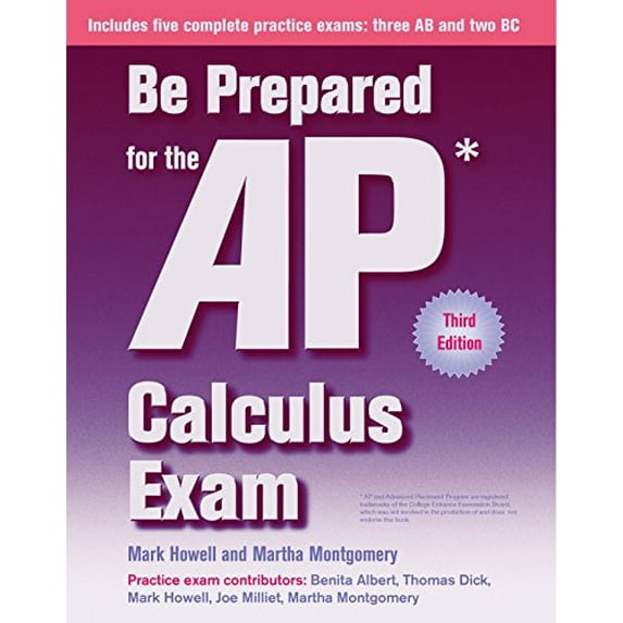 Pre-Owned Be Prepared for the AP Calculus Exam Paperback