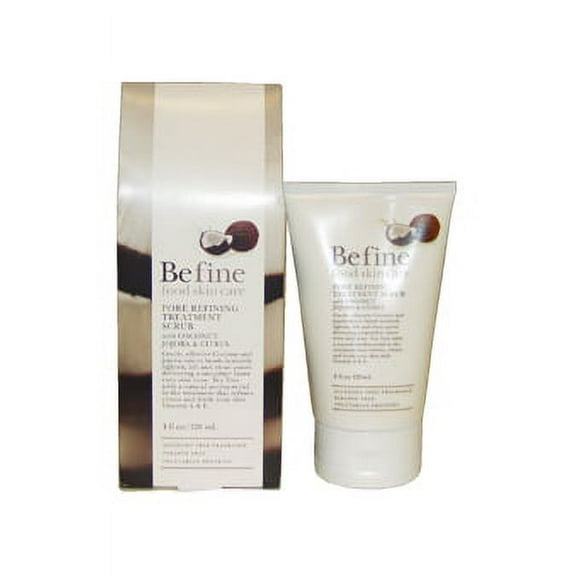 Be Products Be Fine Food Skin Care Pore Refining Treatment Scrub, 4 oz
