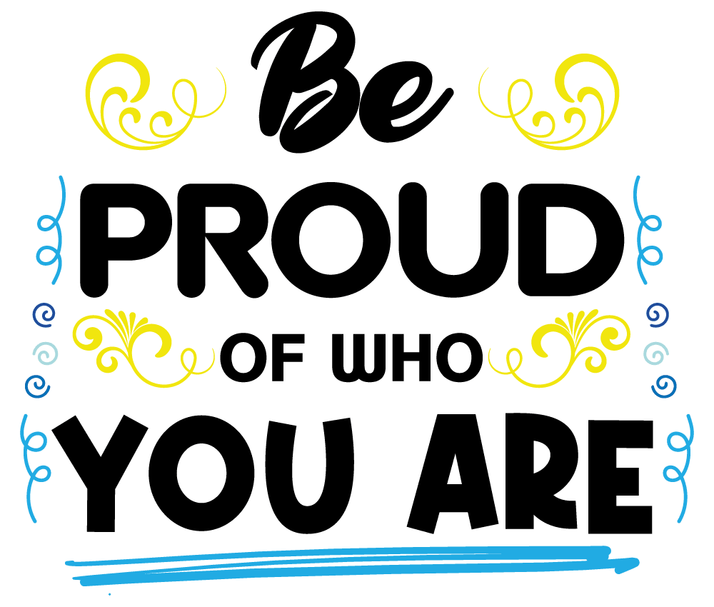 Be Proud Of Who You Are Deutsch Be Proud Of Who You Are - 17" x 20" Removable Kids Bedroom School Doors