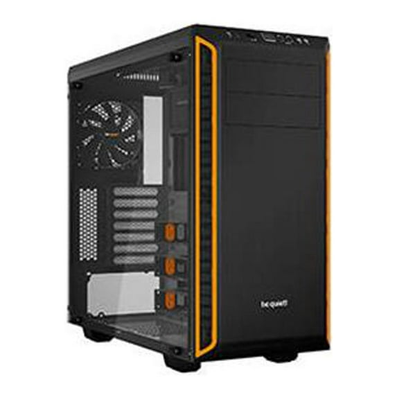 Be Quiet BGW20 Pure Base 600 No Power Supply ATX Mid Tower Case with Window - Orange