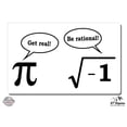 thumbnail image 1 of Be Rational Ger Real Math Pi - 12" Vinyl Sticker Waterproof Decal, 1 of 1