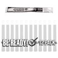 thumbnail image 1 of Be Ready - Industrial 12 Hour Illumination Emergency Safety Chemical Light Glow Sticks 12 Pack - White, 1 of 5