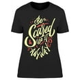 thumbnail image 1 of Be Scared And Do It T-Shirt Women -Image by Shutterstock, Female Small, 1 of 2