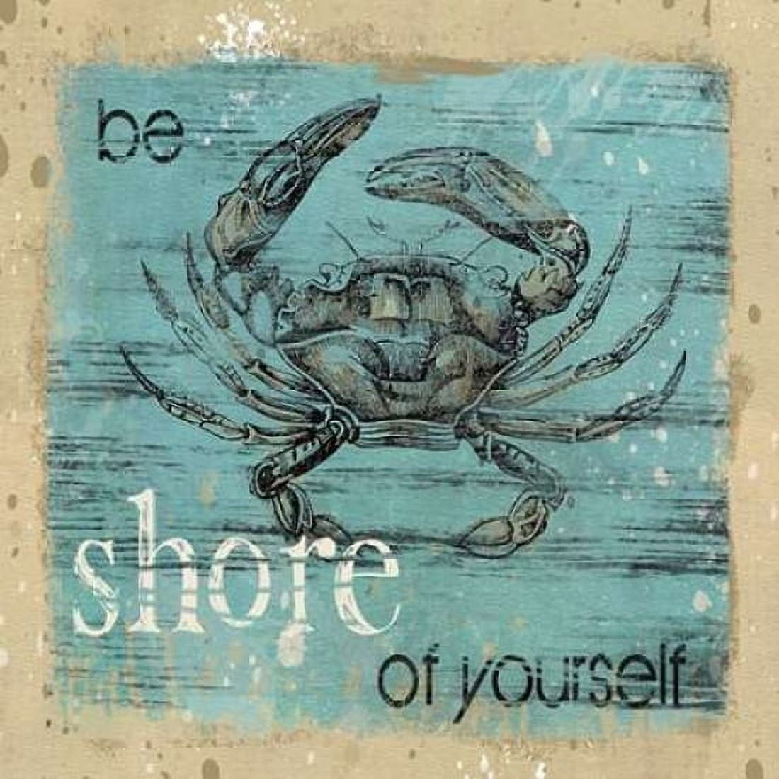 Be Shore Canvas Art - Carol Robinson (24 x 24)