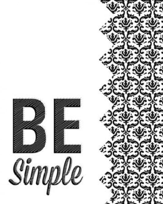 Be Simple Choose Joy I Canvas Art - SD Graphics Studio (24 x 30)