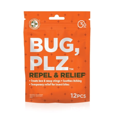 Be Smart Get Prepared Repel and Relief First Aid - Bug, Plz, 12 Pcs