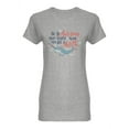 thumbnail image 1 of Be So Awesome Narwhal Graphic Shaped T-Shirt Women -Image by Shutterstock, Female Medium, 1 of 2