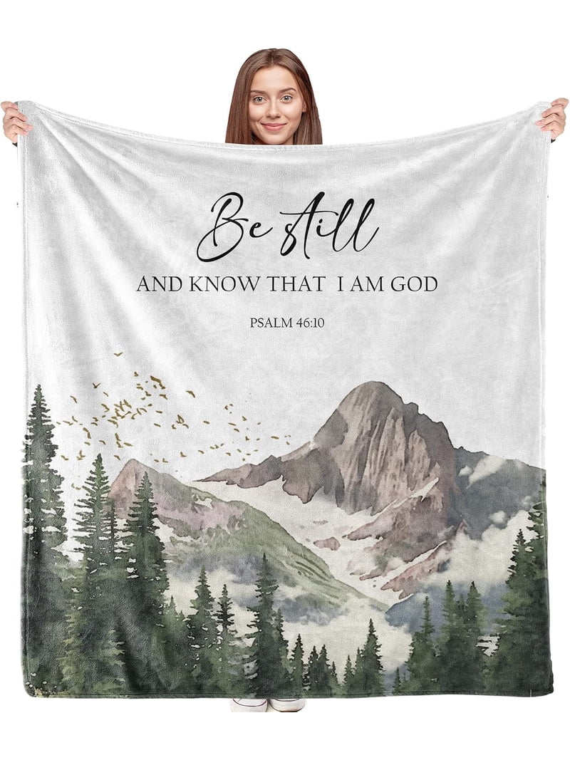 Be Still And Know That I Am God Mountain Landscape Bible Verse ...