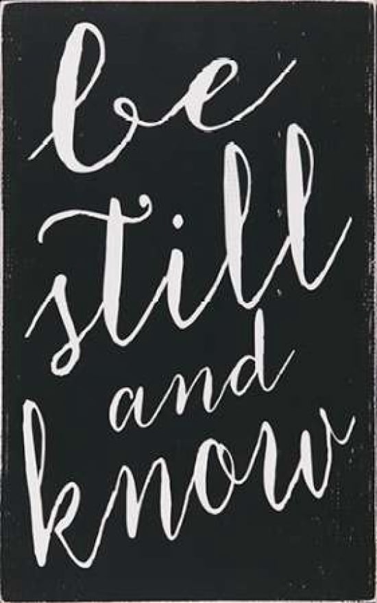 Be Still Canvas Art - Erin Deranja (12 x 18)