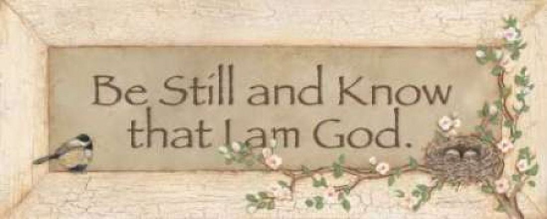 Be Still Canvas Art - Stephanie Marrott (24 x 48)