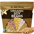 Be Still Farms Organic MMF7 Soybeans Bulk (4.8 lb) Beans Dry aka