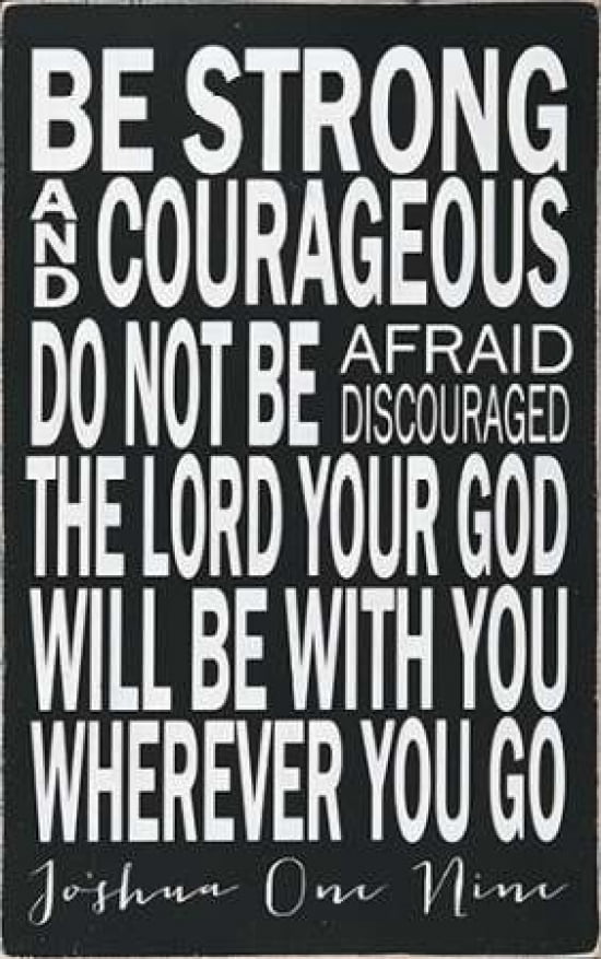 Be Strong Canvas Art - Erin Deranja (12 x 18)