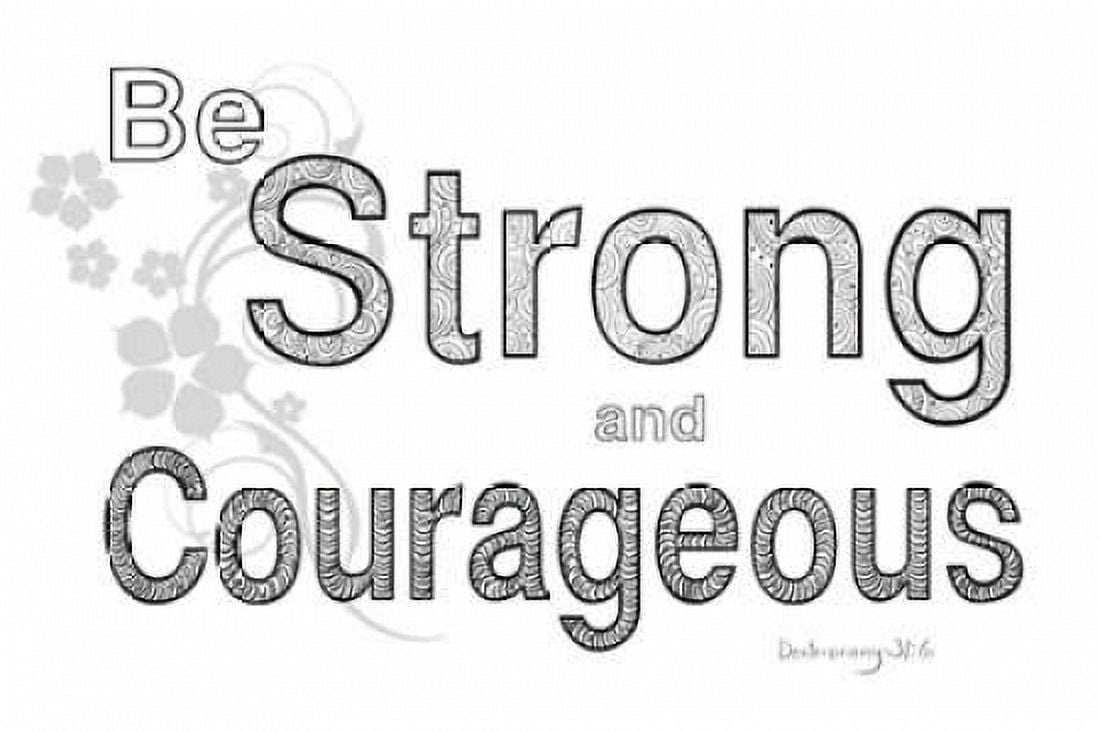 Be Strong Canvas Art - Ramona Murdock (24X36)