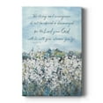 thumbnail image 1 of Be Strong Flower Field Premium Gallery Wrapped Canvas - Ready to Hang, 1 of 9