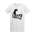thumbnail image 1 of Be Strong Muscle Man Icon T-Shirt Men -Image by Shutterstock, Male 3X-Large, 1 of 2