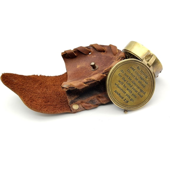 Be Strong and Courageous Engraved Compass, Best Easter, Birthday Gifts, Graduation Gifts, Wedding Gifts