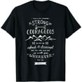 thumbnail image 1 of Be Strong and Courageous - Joshua 1:9 - Hand Lettered T-Shirt, 1 of 4