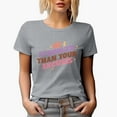 thumbnail image 1 of Be Stronger Than Your Excuses, Retro Groovy Wavy Text Art, Work Out Merch Gift, Heather Grey T-Shirt, Medium, 1 of 5