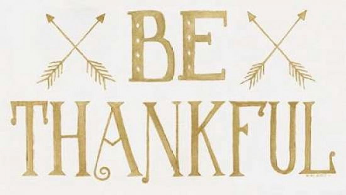 Be Thankful Canvas Art - Cindy Shamp (12 x 18)