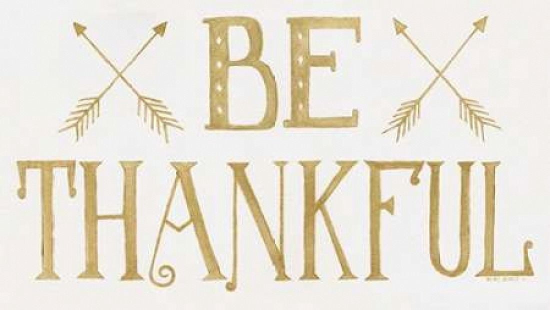 Be Thankful Canvas Art - Cindy Shamp (24 x 36)
