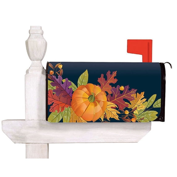 Be Thankful Pumpkins Mailbox Cover