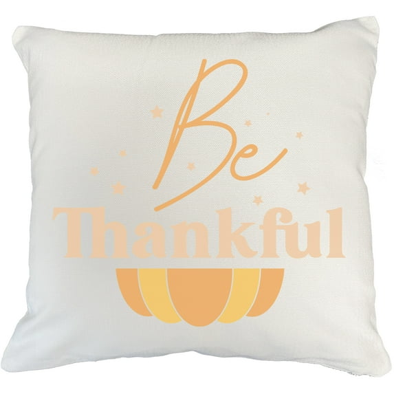 Be Thankful With Stars Fantastic Fall Thanksgiving Season Gift IdeaMerch Gift, White Pillow Case 20X20 IN