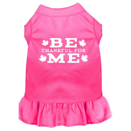 Be Thankful for Me Screen Print Dress