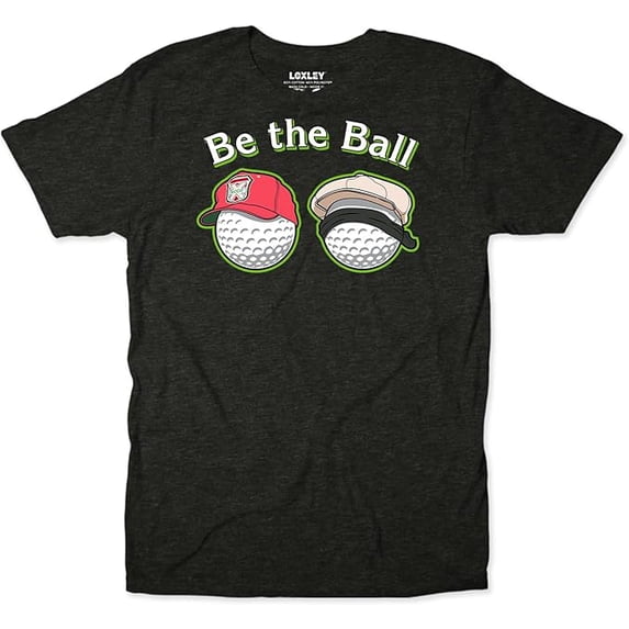 Be The Ball Funny Caddy Golf 80s Comedy Movie Retro T-Shirt
