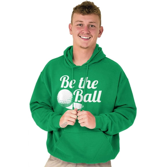 Be The Ball Golfers Sports 80s Hoodie Sweatshirt Women Men Brisco Brands M