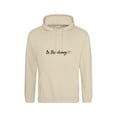 thumbnail image 1 of Be The Change A Red Heart Inspirational Motivational Quote Graphic Hoodie, up to size 5XL, 1 of 3