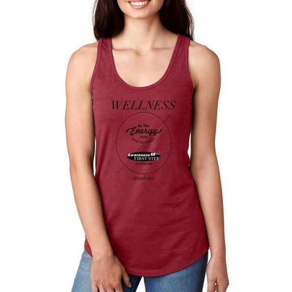Be The Energy You Want Racerback Tank Women -Image by Shutterstock, Female XX-Large