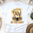thumbnail image 1 of Be The Light Christian T-Shirt, Inspirational Faith Graphic Tee, White, Size S, 1 of 6