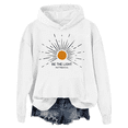 thumbnail image 1 of Be The Light Hoodie For Women Bible Verse Jesus Long-Sleeve Shirt Christian Tees Tops, 1 of 7