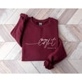 thumbnail image 1 of Be The Light Sweatshirt, Christian Sweatshirt, Bible Verse Shirts, Woman Christian Clothing, Faith Shirt, Matthew 5:14 Sweater, 1 of 2