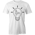 thumbnail image 1 of Be The Light T-Shirt | Religious Christian White Tee Gift, 1 of 5