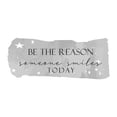 thumbnail image 1 of Be The Reason Someone Smiles Motivational Inspiring Quote Watercolor Design Wall Art Sticker Designs Vinyl Stickers For Home House Walls Rooms Windows Bedroom Decoration Size (12x12 inch), 1 of 3