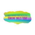 thumbnail image 1 of Be The Reason Someone Smiles Today Happiness Love Inspiring Quote Vinyl Wall Decal Wall Art Sticker Designs Vinyl Stickers For Home House Walls Rooms Windows Bedroom Decoration Size (20x20 inch), 1 of 3