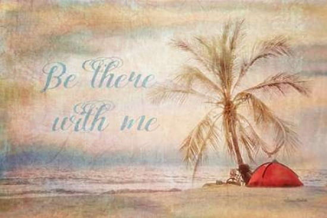 Be There Beach Canvas Art - Ramona Murdock (12 x 18)