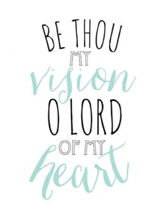 Be Thou My vision Canvas Art - Alli Rogosich (22 x 28)
