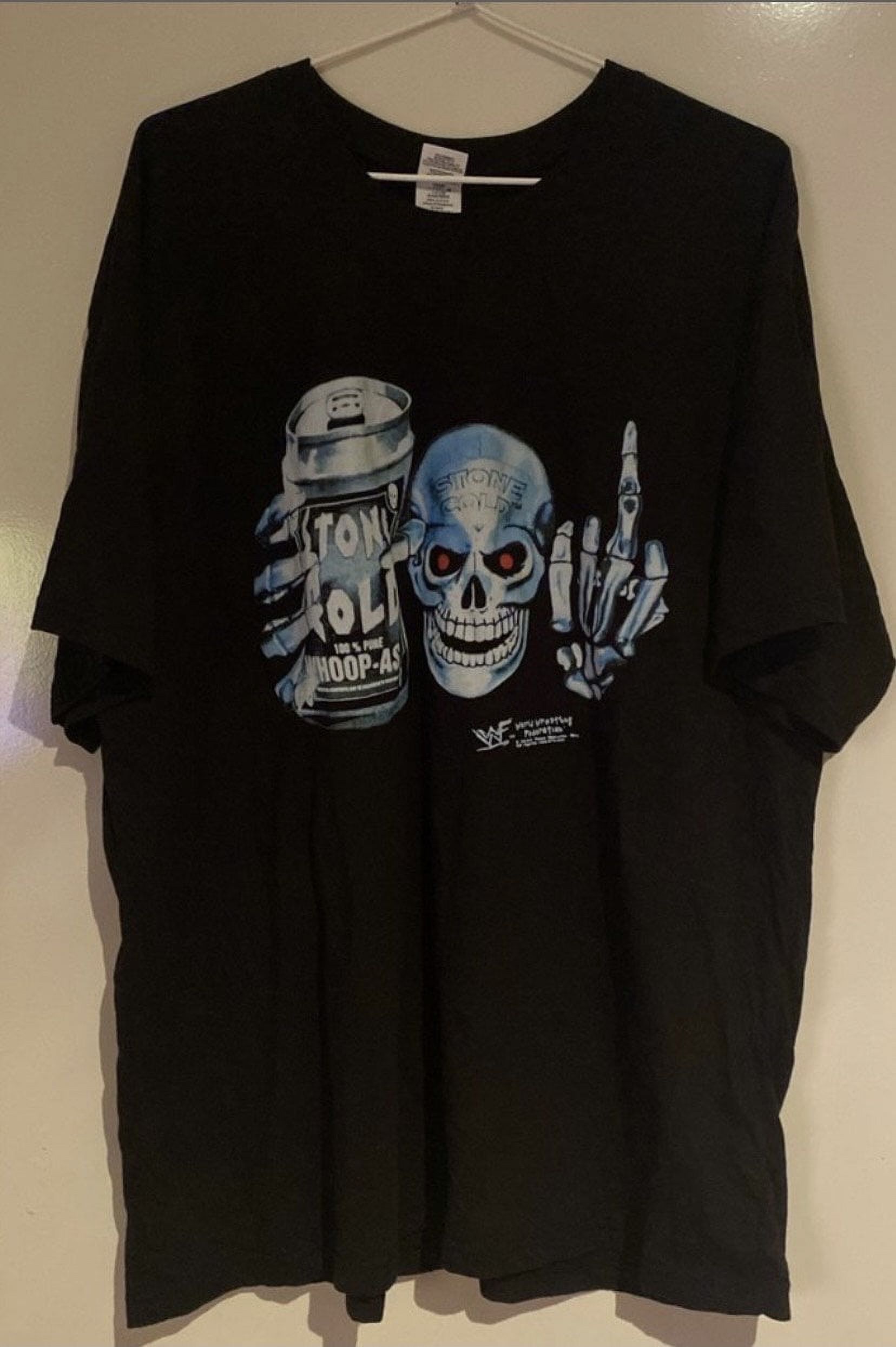 Be Top KJSa Vintage Rare WWF 100 Stone Cold Whoop Ass Steve Austin T