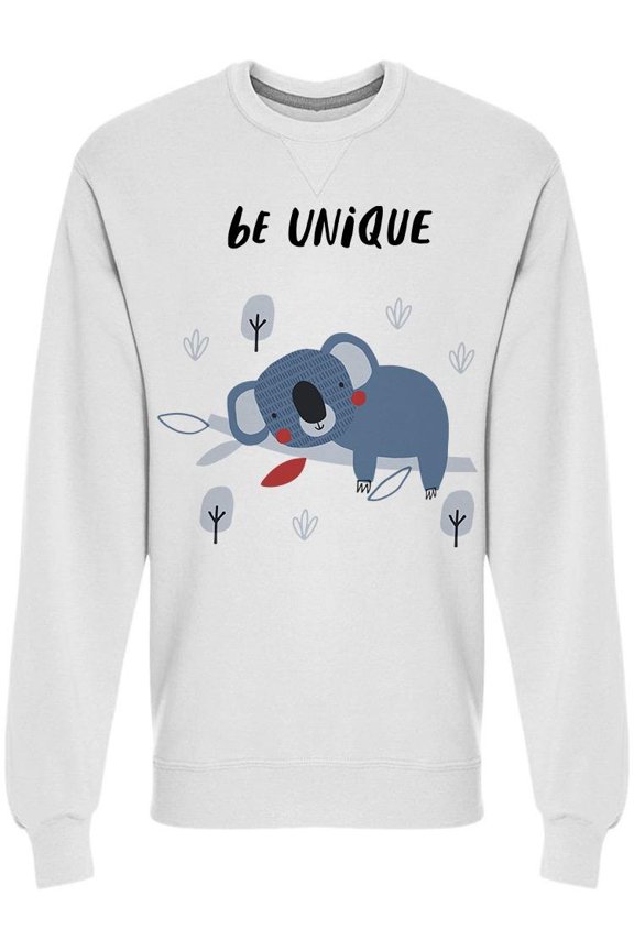 Be Unique Koala Sweatshirt Men -Image by Shutterstock, Male Medium