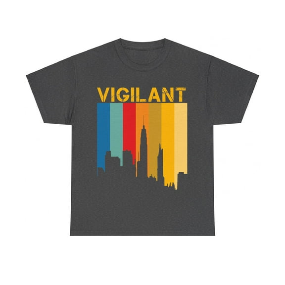 Be VIGILANT Unisex Heavy Cotton Tee
