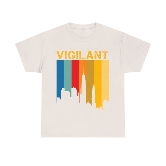 Be VIGILANT Unisex Heavy Cotton Tee