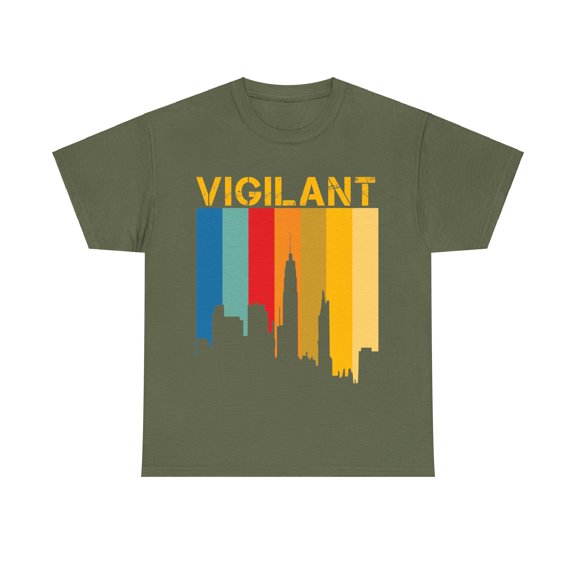 Be VIGILANT Unisex Heavy Cotton Tee
