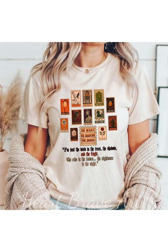 Be Wary Be Clever Be Good, One Dark Window Shirt, Blunder T-Shirt, Two Twisted Crowns Sweater, The Shepherd King,Literary Aesthetic Crewneck