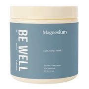Be Well by Kelly Magnesium Glycinate Supplement with GABA & L-Theanine for Daily Stress Relief & Deep, Restful Sleep 90 Servings, 270 Capsules