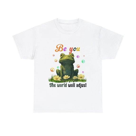Be You Hippie Frog Shirt, Hippie Frog Groovy Tee, Hippie Life ID-0221-BWPH