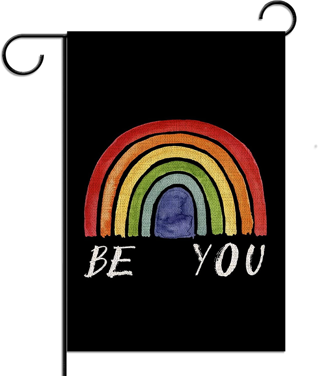 Be You Rainbow Garden Flag Gay Pride Flag LGBT Pride Flag Pride Day ...