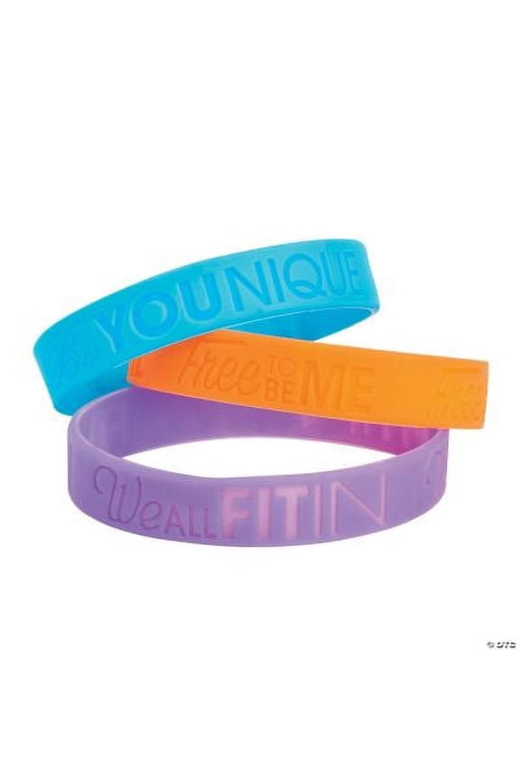 Be You Rubber Bracelets - Jewelry - 24 Pieces